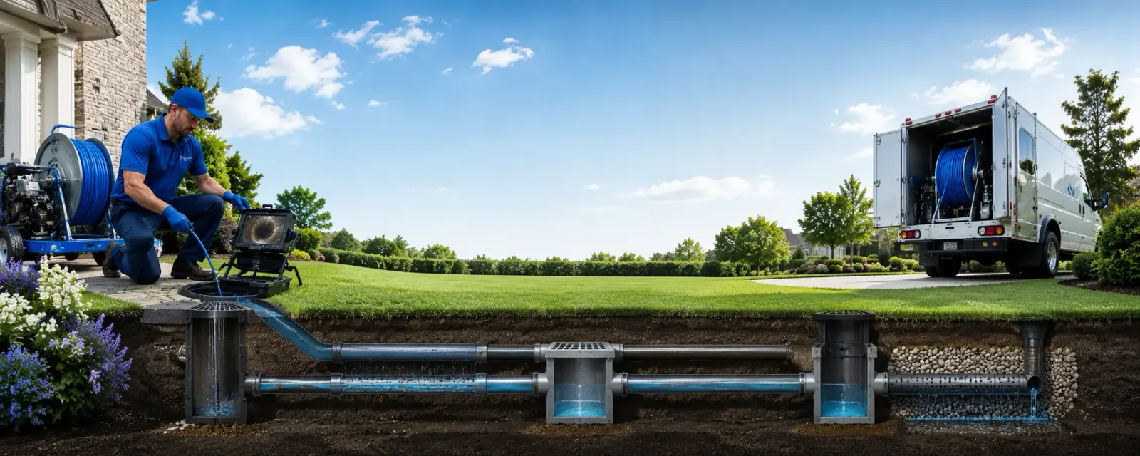 Outdoor drain cleaning information for Sheppton, PA